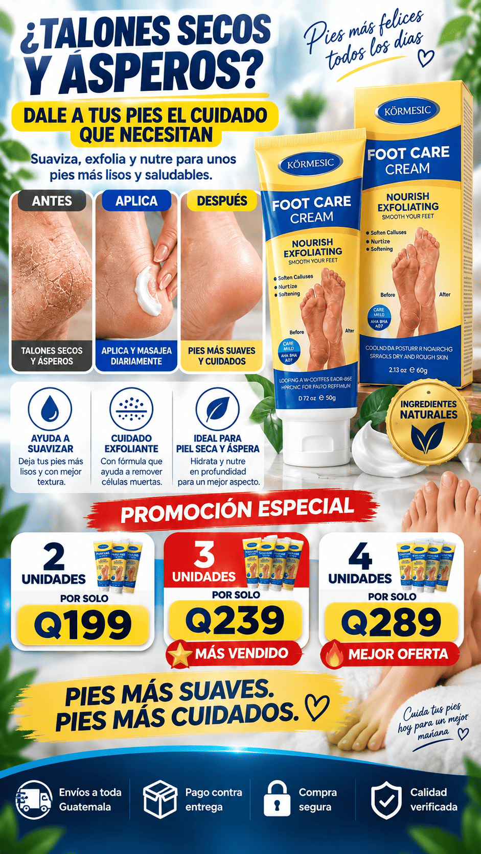 CREMA REPARADORA DE TALONES