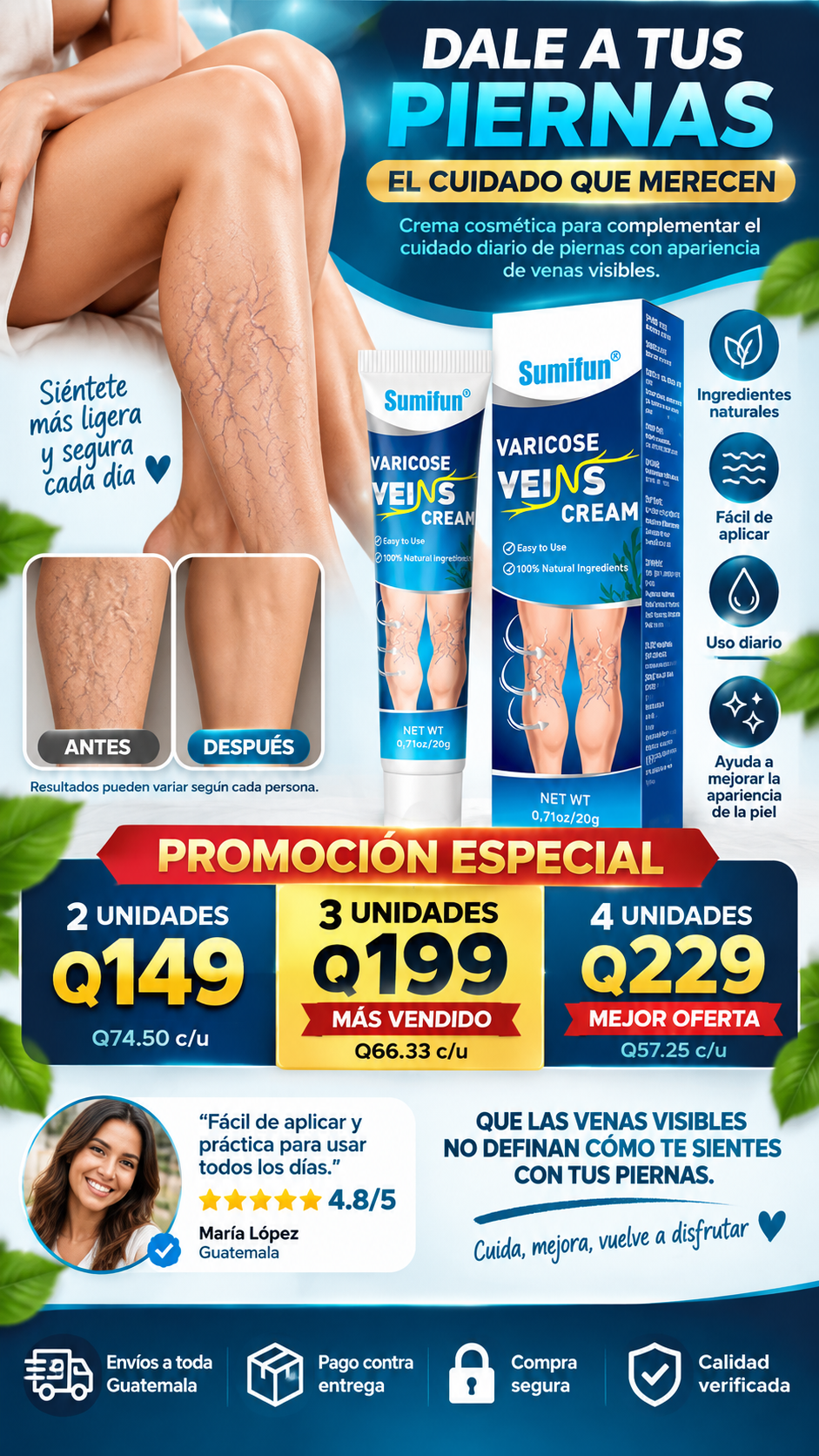 Crema Varieces
