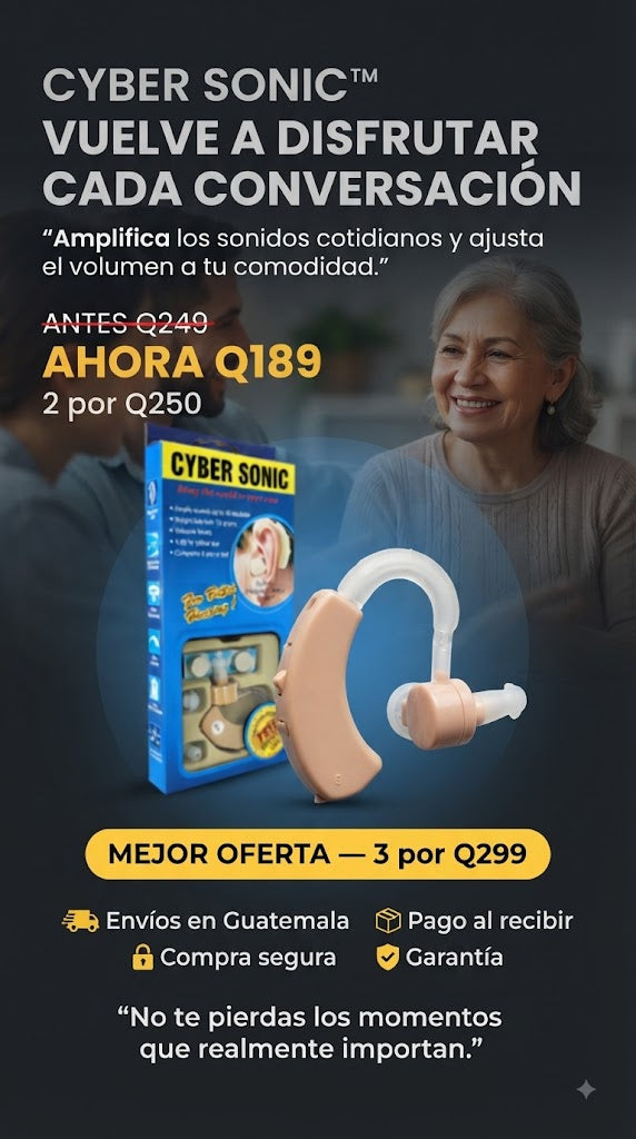 AUDIFONO APLIFICADOR PRO SONIC